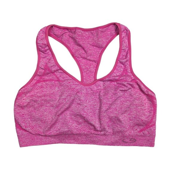 Champion Sports Bra Womens Large Pink Racerback Athletic Fit - Picture 2 of 4